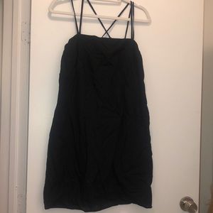 H&M Black Linen Dress